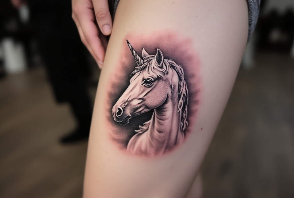 unicorn tattoo