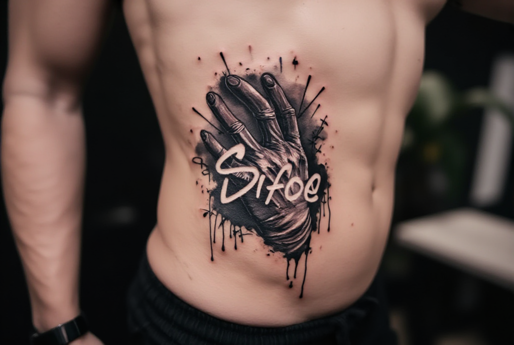glove tattoo