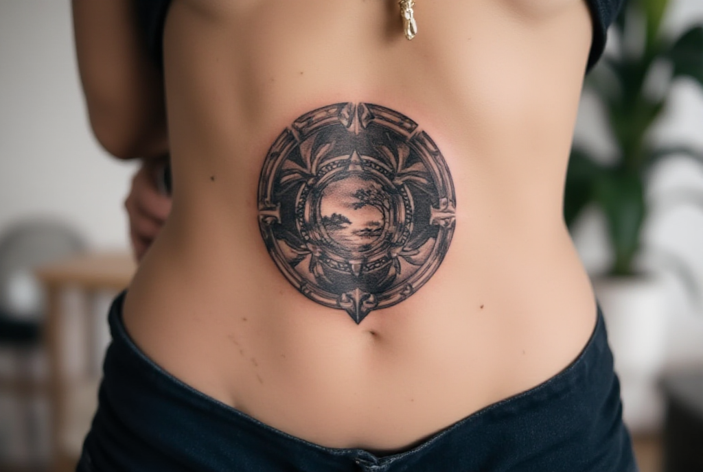 halo tattoo