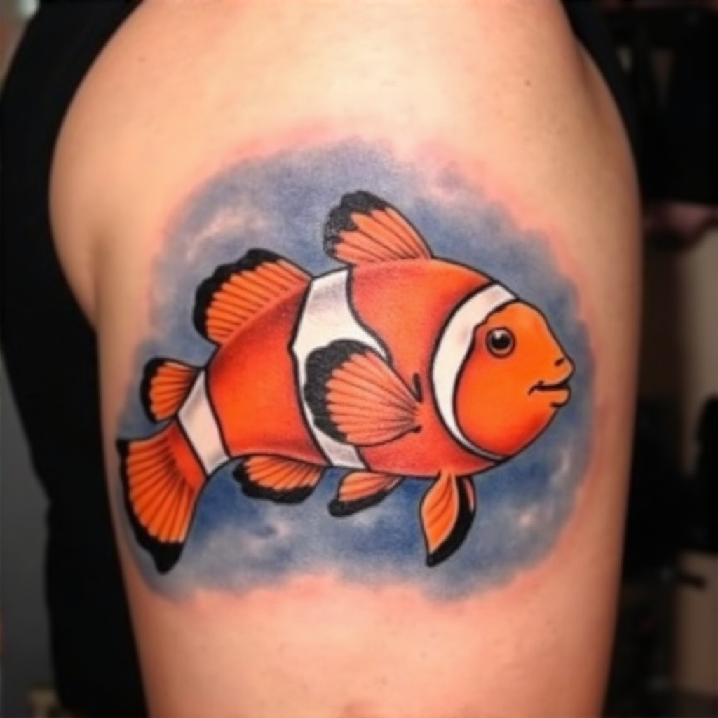 clownfish tattoo