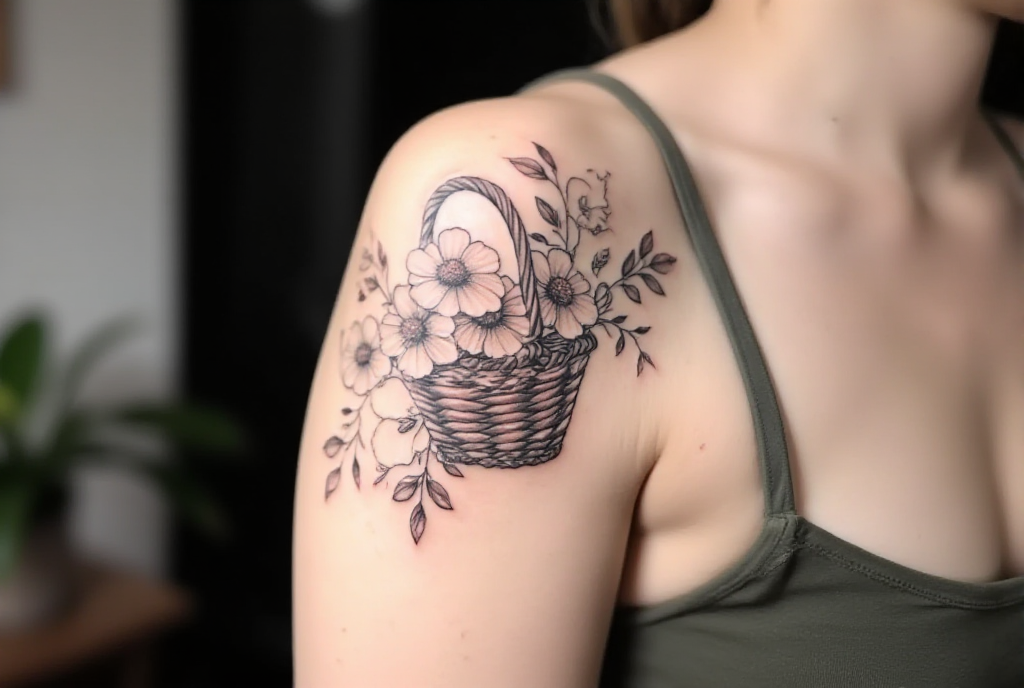basket tattoo