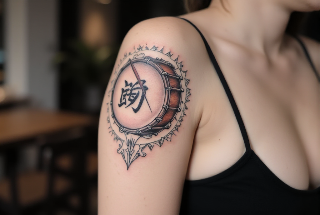 drum tattoo