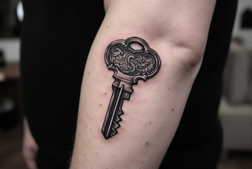 key tattoo