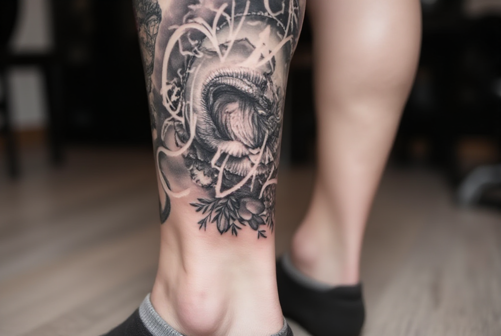 cream tattoo