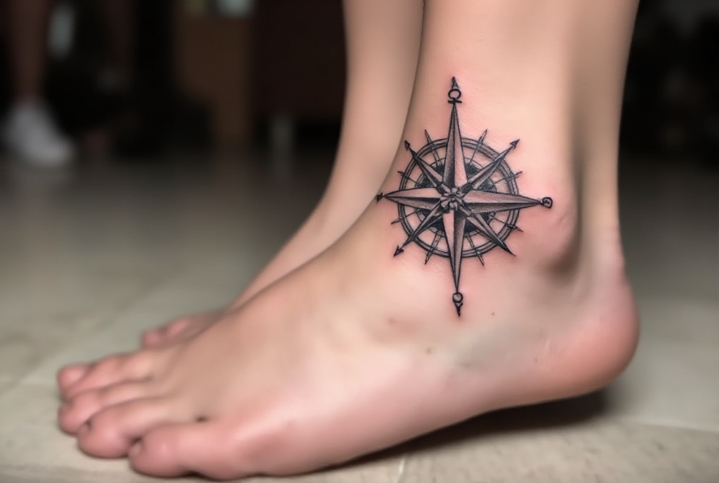 compass tattoo