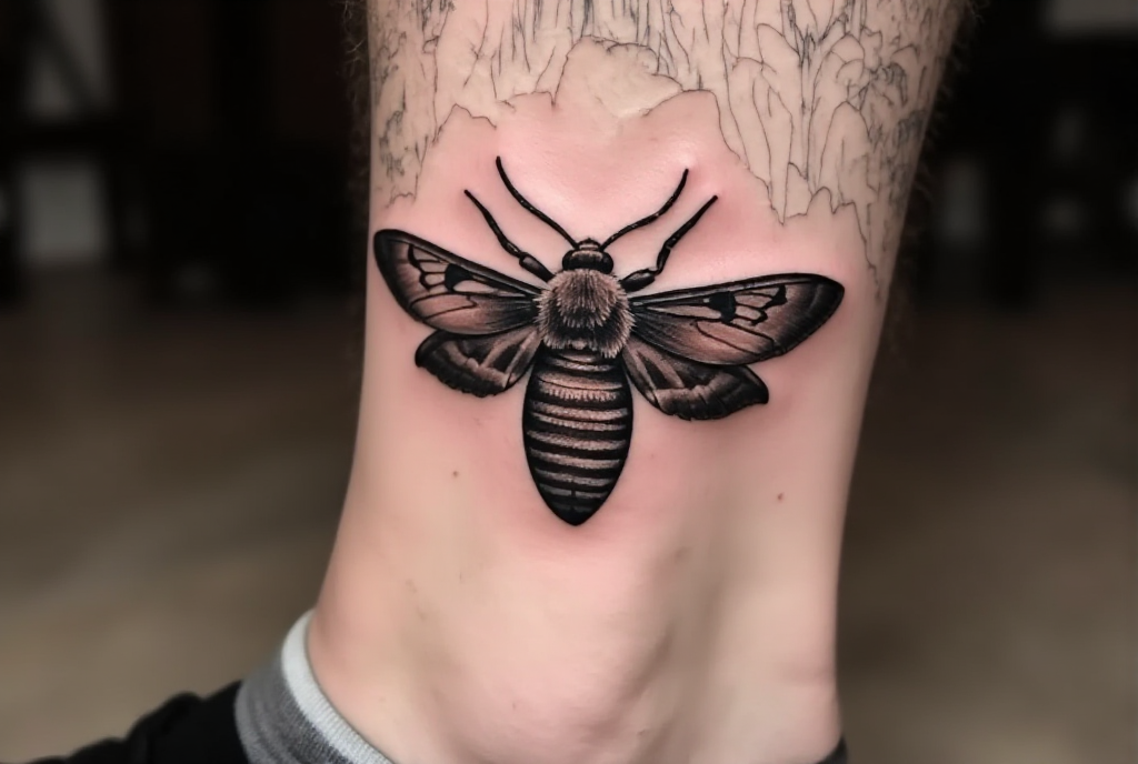 moth tattoo
