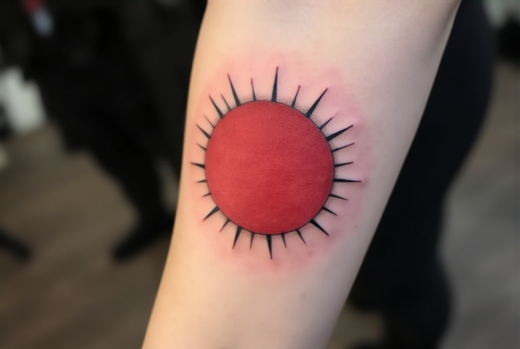 flag tattoo