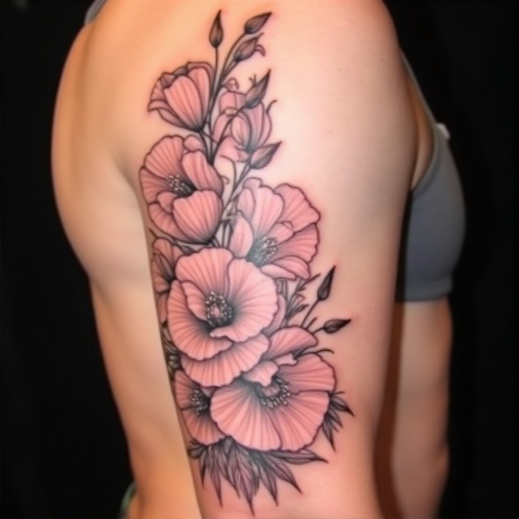 poppy tattoo