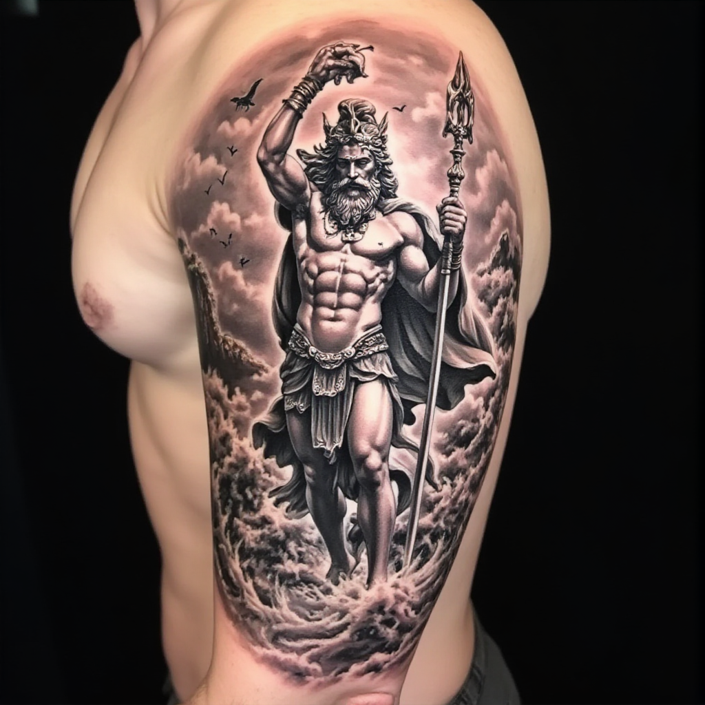poseidon tattoo