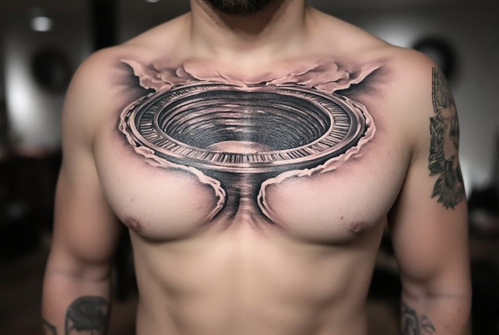 drain tattoo