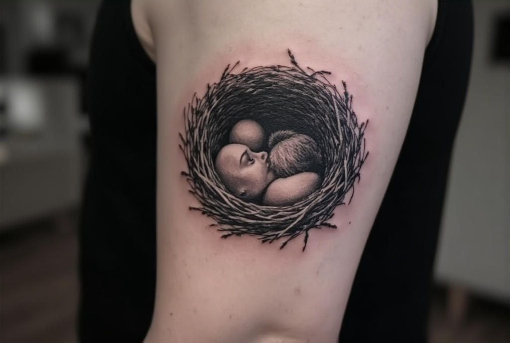 nest tattoo