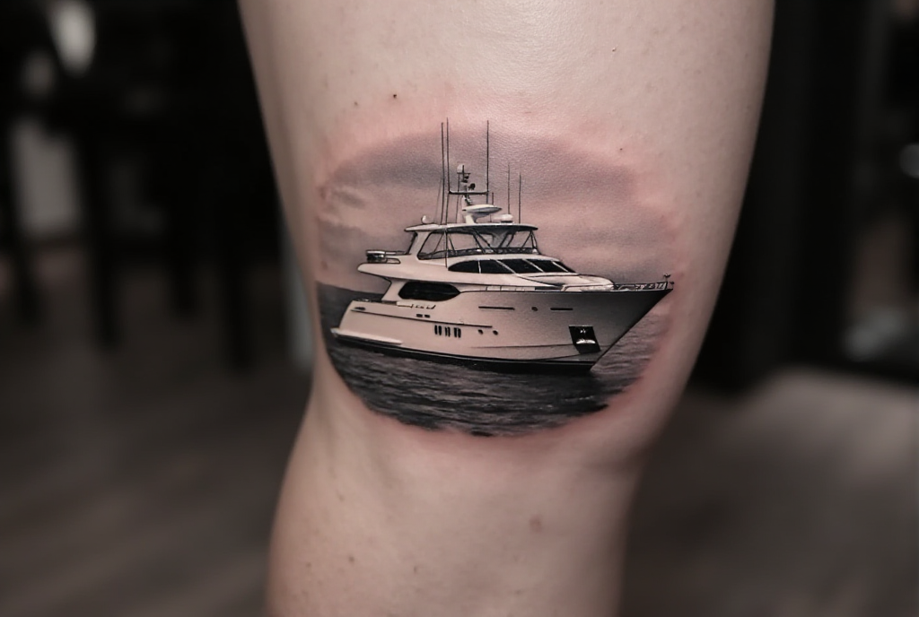 yacht tattoo