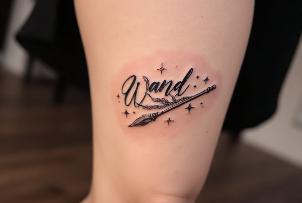 wand tattoo