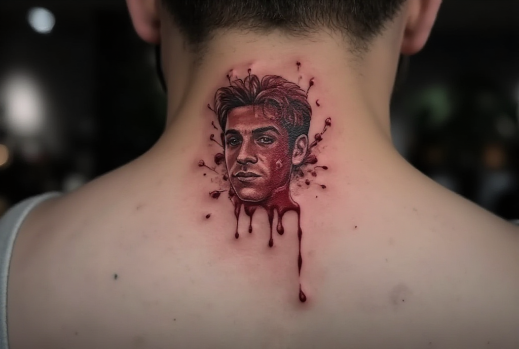 blood tattoo