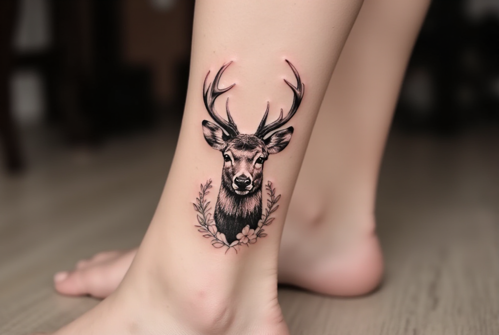 deer tattoo