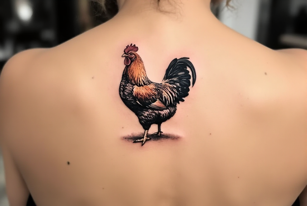 chicken tattoo
