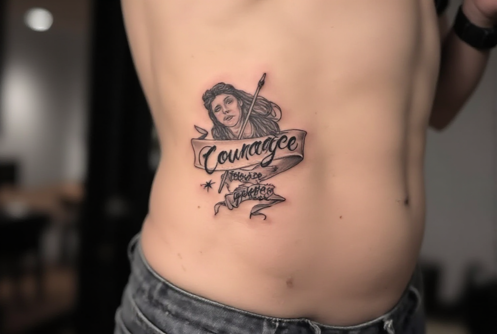 courage tattoo
