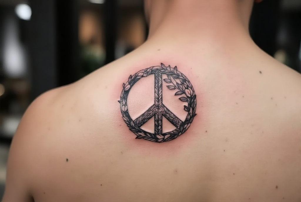peace tattoo