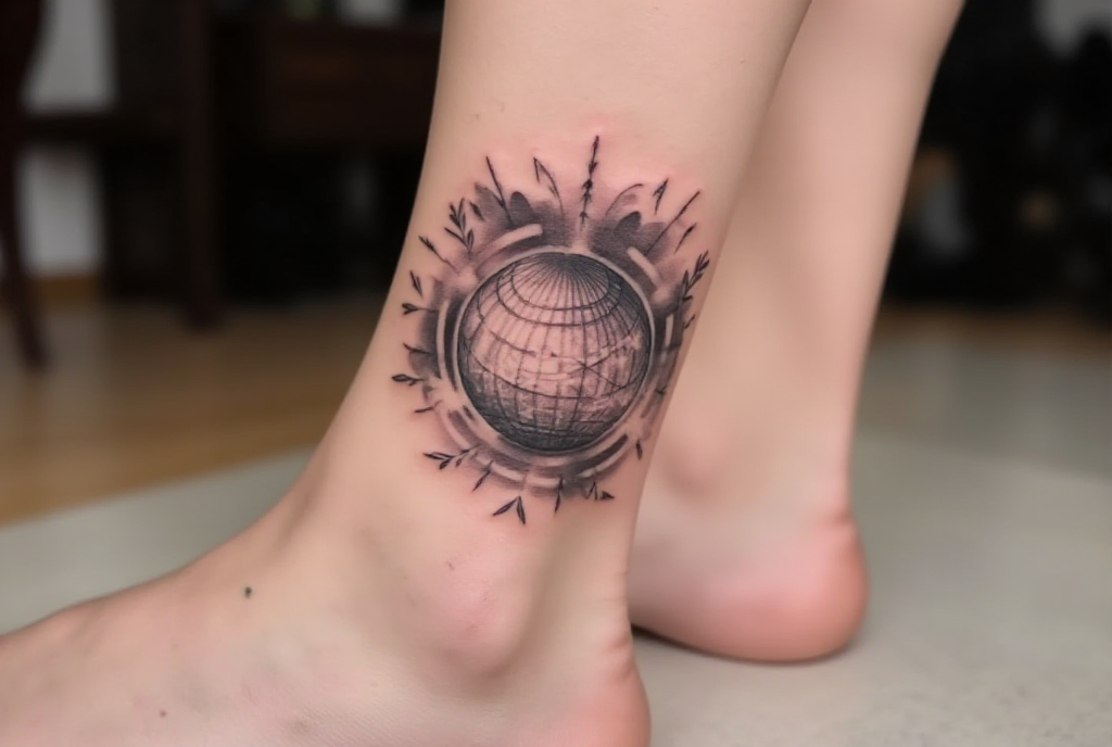 sphere tattoo