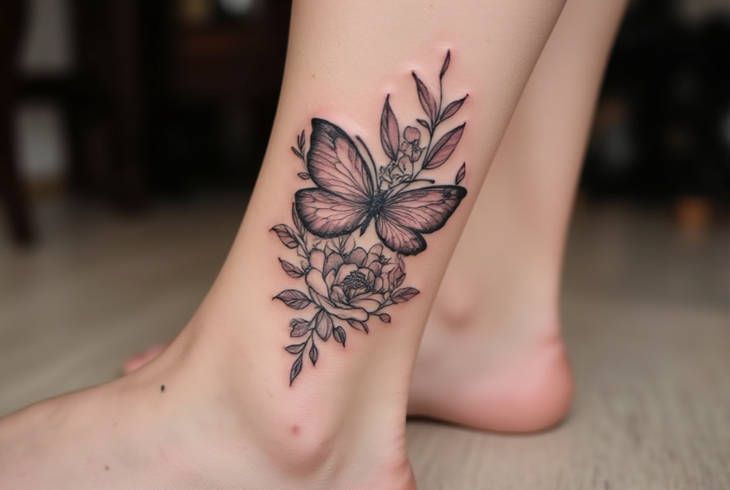 gown tattoo
